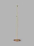 John Lewis Wooden Telescopic Floor Lamp Base, Walnut