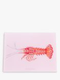 Yvonne Ellen Lobster Kitchen Worktop Saver, Pink/Red