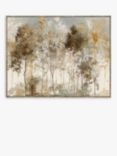 Allison Pearce - 'Copper Frost' Framed Canvas Print, 72.5 x 92.5cm, Brown/Gold