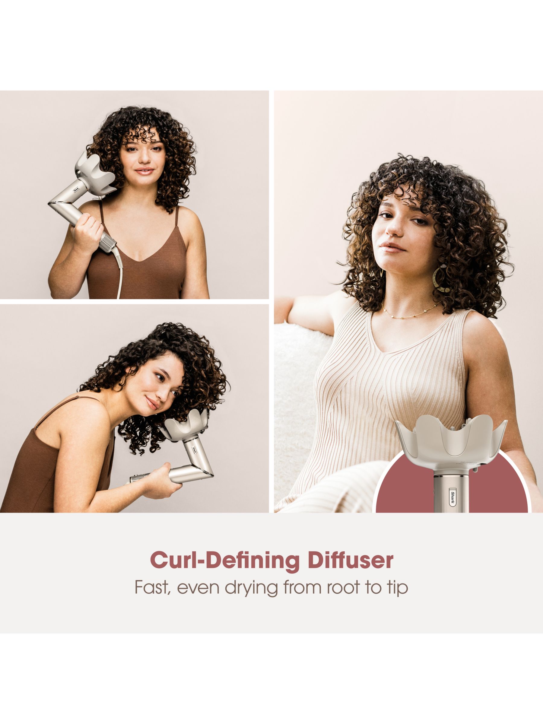 FlexStyle Air Drying & Styling System for Curly & Coily Hair - Shark Beauty