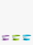 Munchkin Stay Put Suction Bowl, Set of 3, Multi