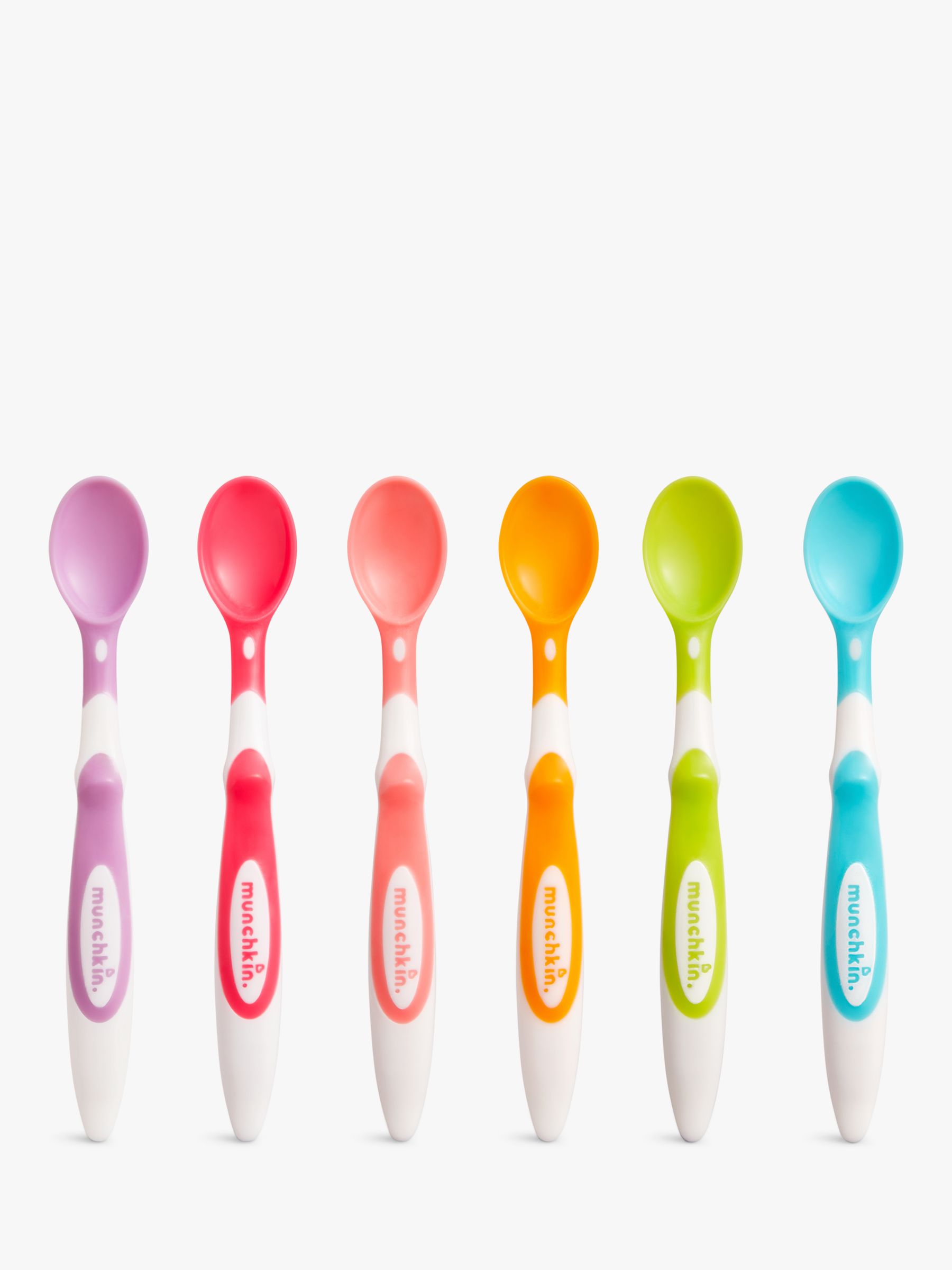 Munchkin Soft-Tip Infant Spoons, 6 pack, Infant Spoons 