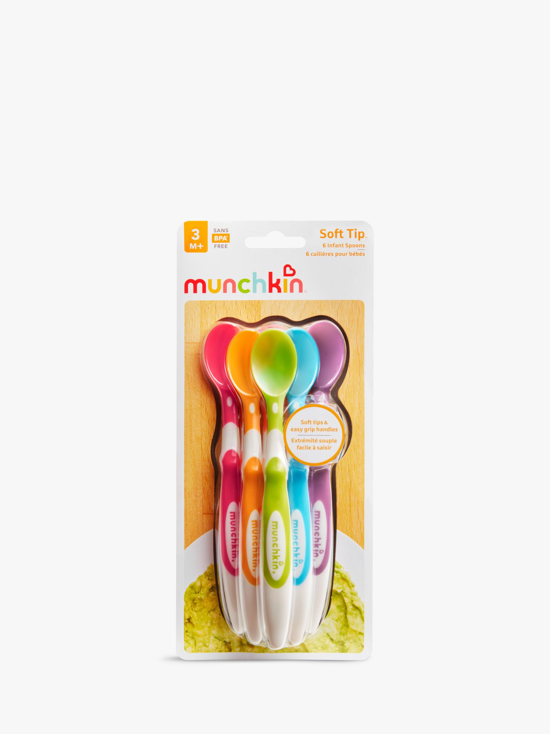 Munchkin BPA Free Soft Tip Infant Spoon - 6 Pack