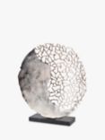 Libra Interiors Apo Reef Coral Aluminium Sculpture, Silver