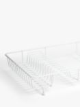 John Lewis ANYDAY Wire Dish Drainer, White