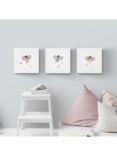 John Lewis Confetti Fairy Print Wall Art Gallery Set, Set of 3, 30 x 30cm