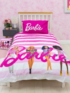 Barbie Reversible Duvet Cover and Pillowcase Set Single Set