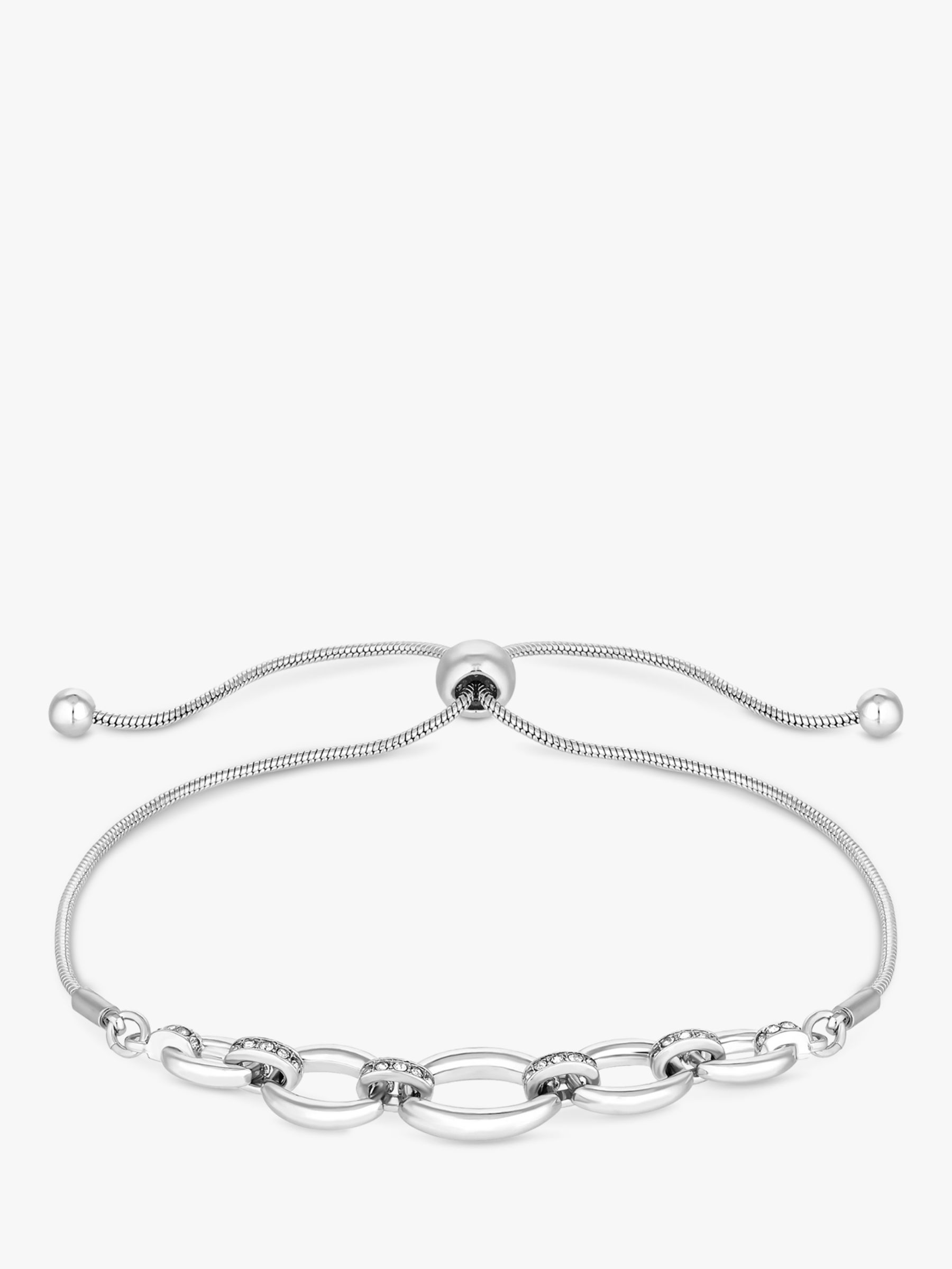 Jon Richard Polished Link Chain Bracelet, Silver