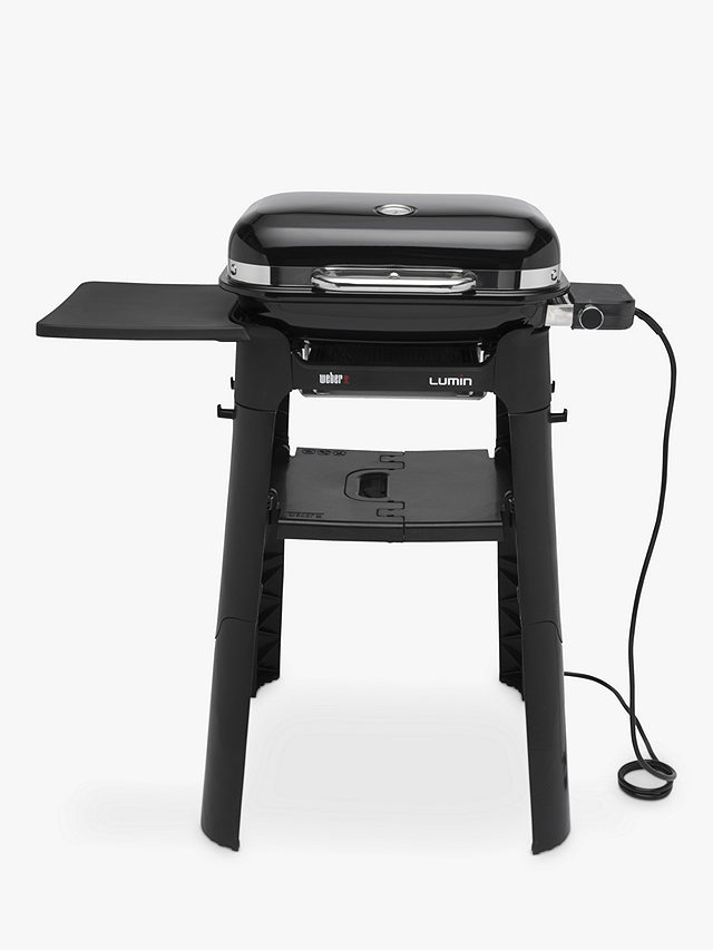 Weber Lumin Compact Electric BBQ with Stand, Black