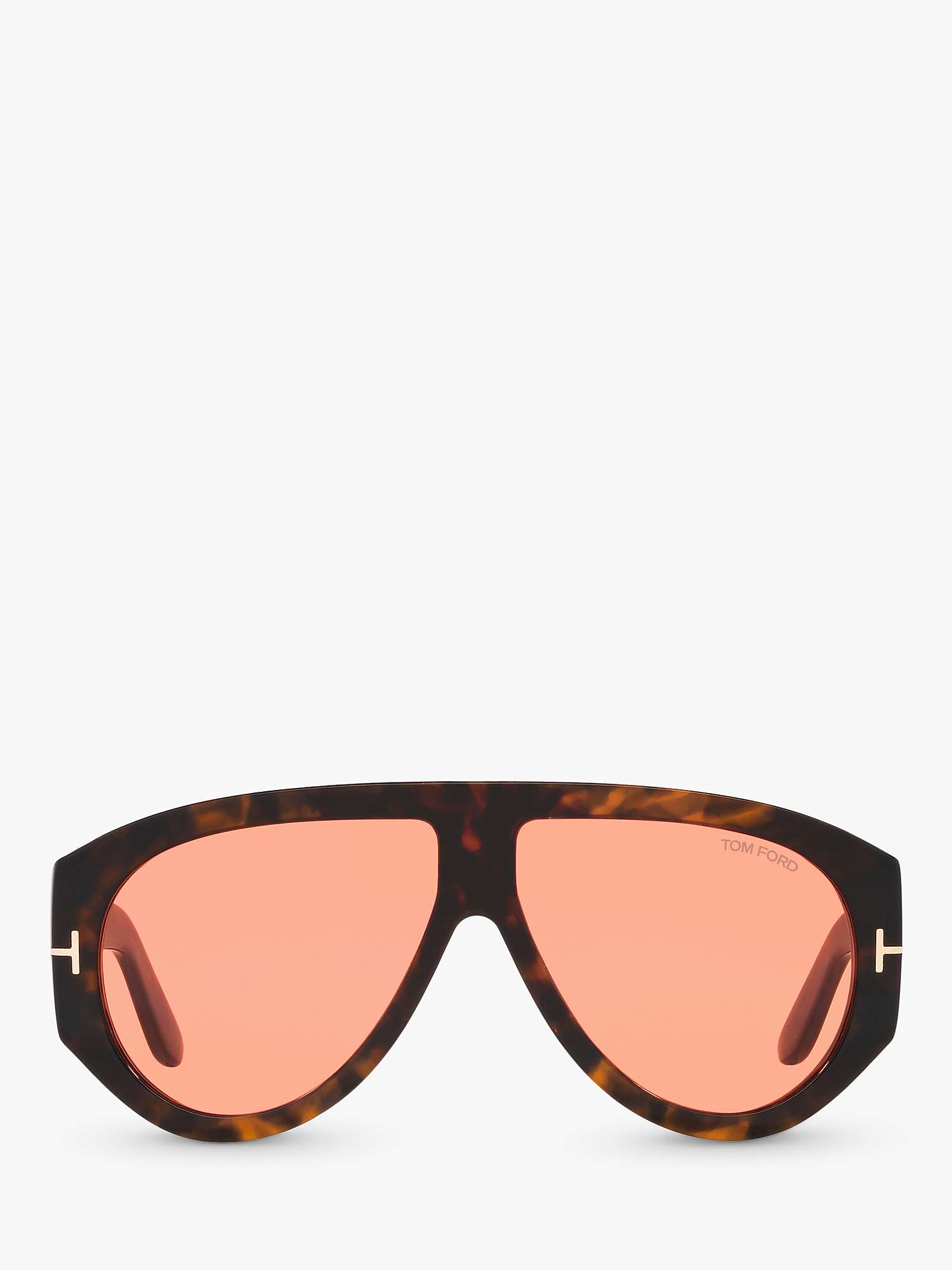 Buy TOM FORD FT1044 Men's Aviator Sunglasses, Brown/Pink Online at johnlewis.com