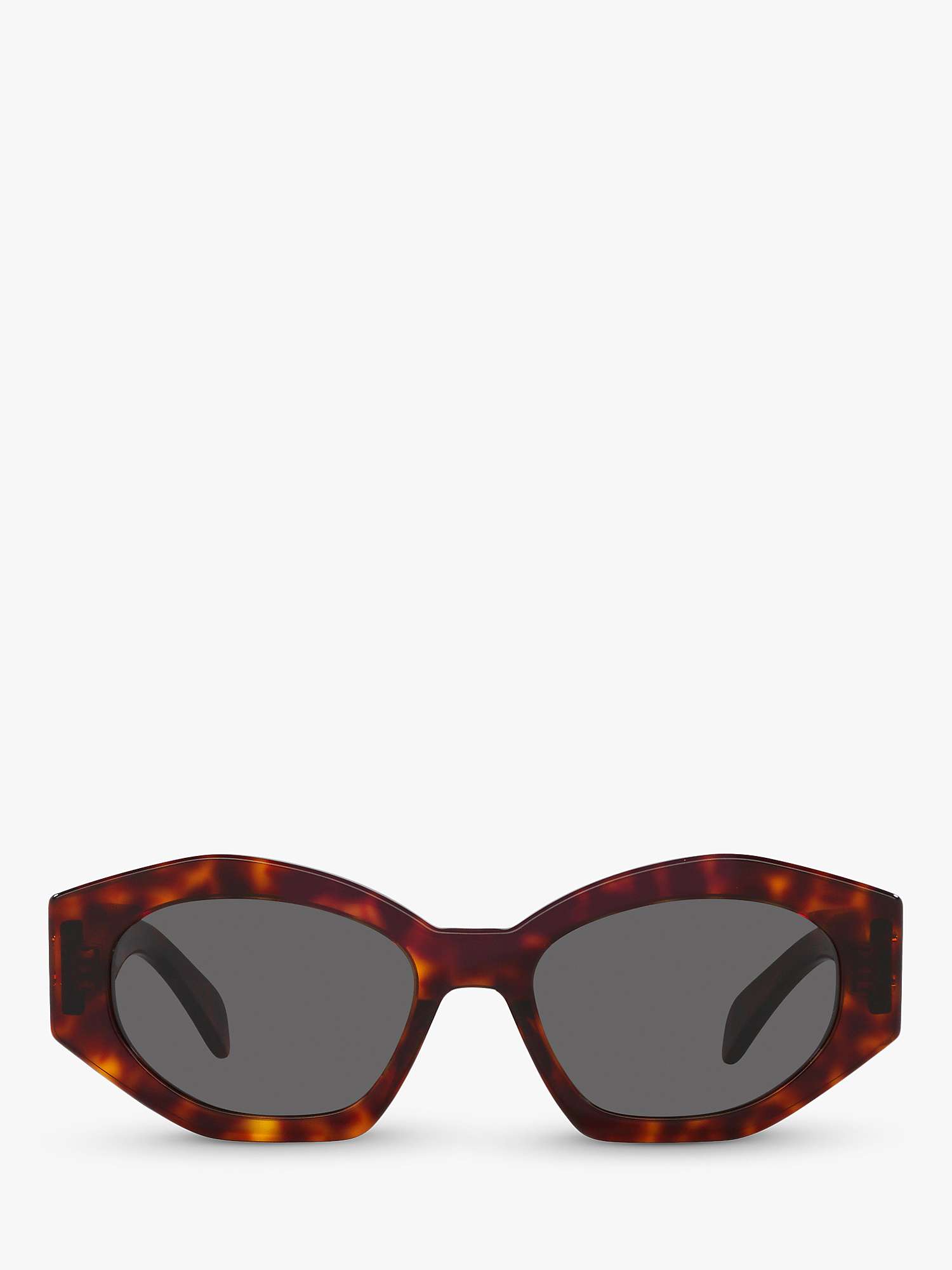 Buy Celine CL000380 Women's Oval Sunglasses, Tortoise Yellow Online at johnlewis.com