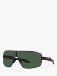 Prada Linea Rossa PS 54YS Men's Irregular Sunglasses, Black