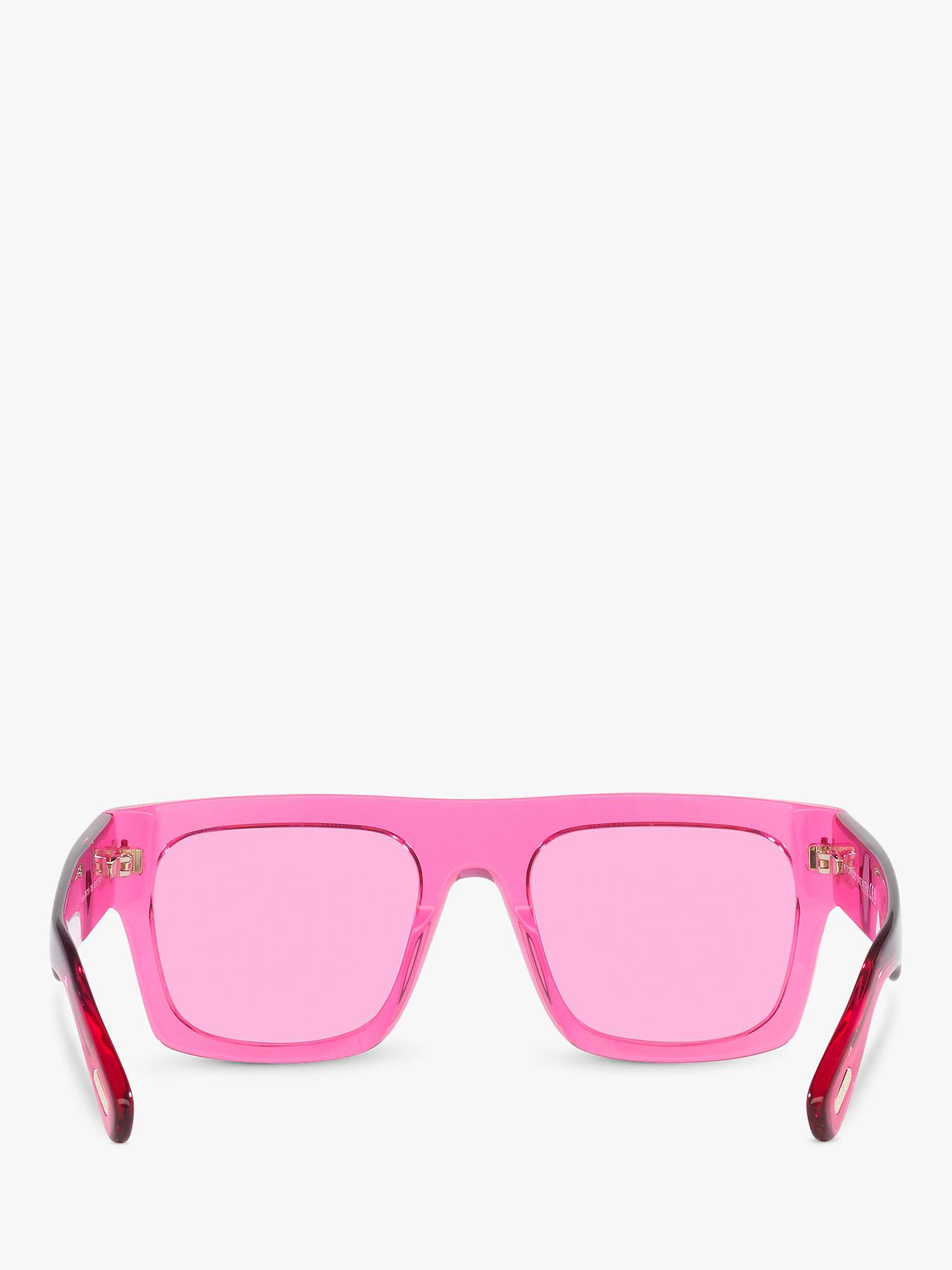 Buy TOM FORD TR001029 Women's Rectangular Sunglasses, Pink Online at johnlewis.com