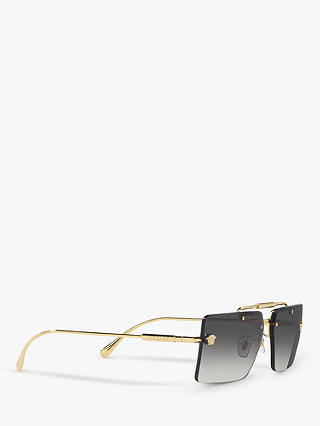 Versace VE2245 Women's Rectangular Sunglasses, Gold