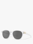 Oakley OO9126 Men's Reedmace Round Polarised Sunglasses, Clear