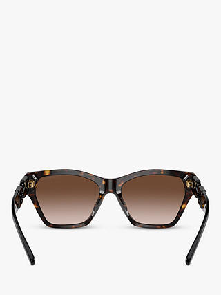 Emporio Armani EA4203U Women's Cat's Eye Sunglasses, Tortoiseshell/Brown Gradient