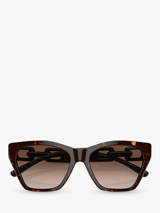 Emporio Armani EA4203U Women's Cat's Eye Sunglasses, Tortoiseshell/Brown Gradient