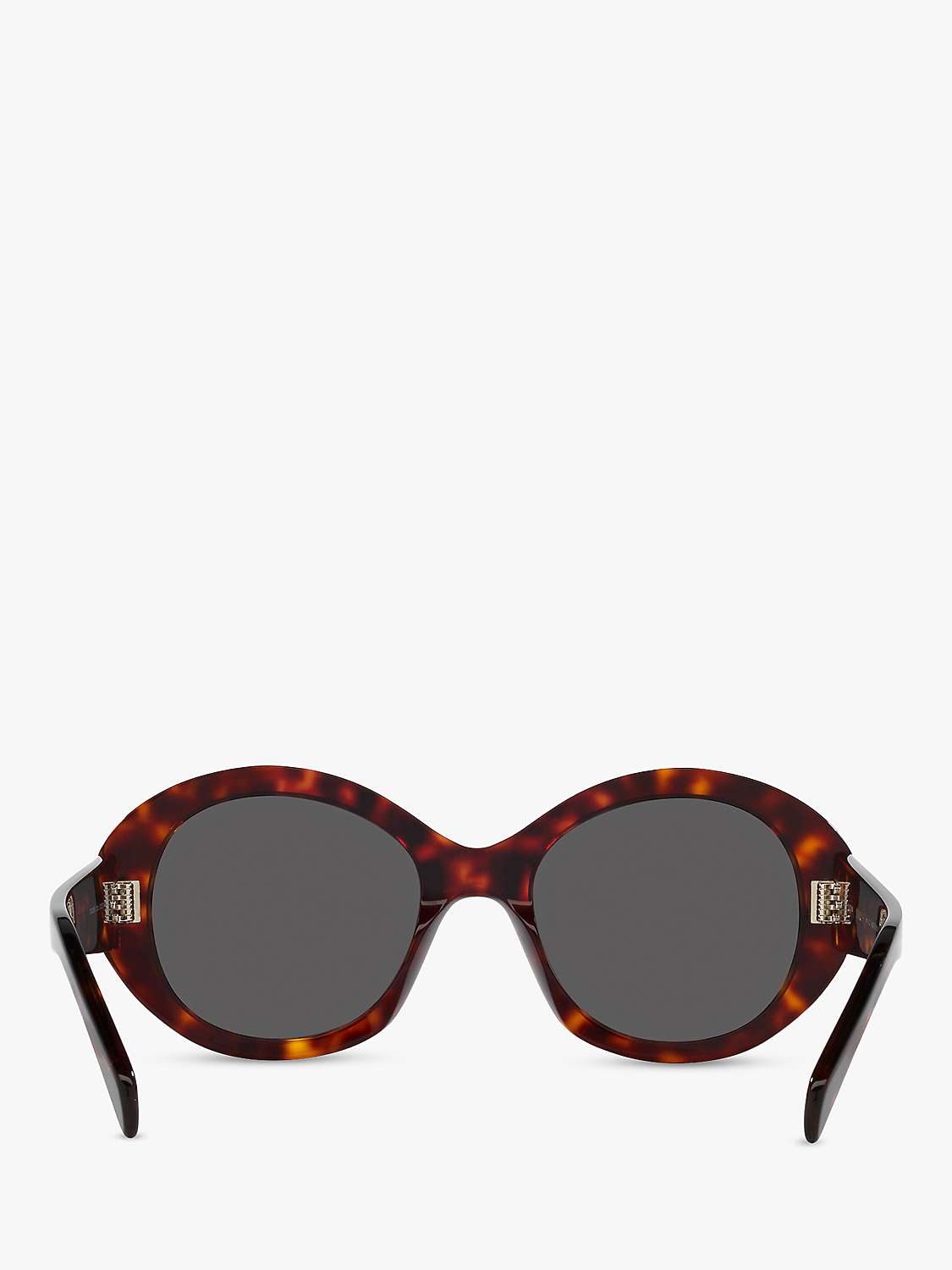 Buy Celine CL40240I Women's Oval Sunglasses, Tortoise/Grey Online at johnlewis.com