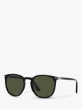 Persol PO3316S Unisex Square Sunglasses, Black