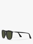Persol PO3316S Unisex Square Sunglasses, Black