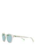 Polo Ralph Lauren PH4192 Men's Phantos Sunglasses, Shiny Transparent