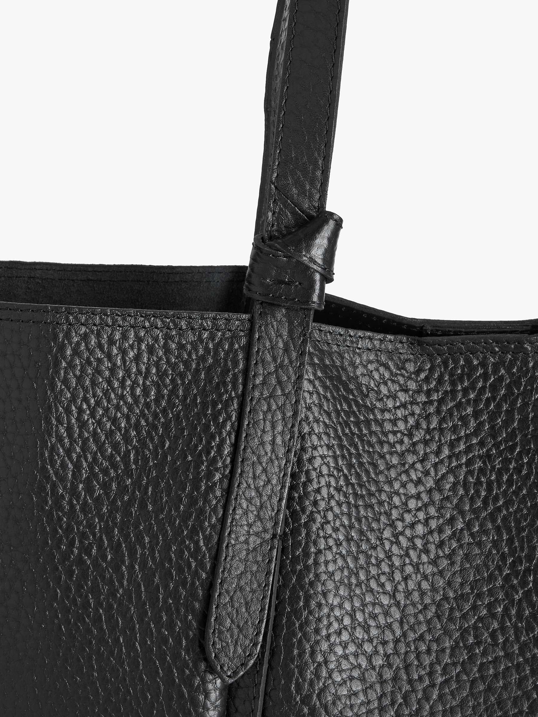 Buy John Lewis Knot Handle Leather Tote Bag Online at johnlewis.com