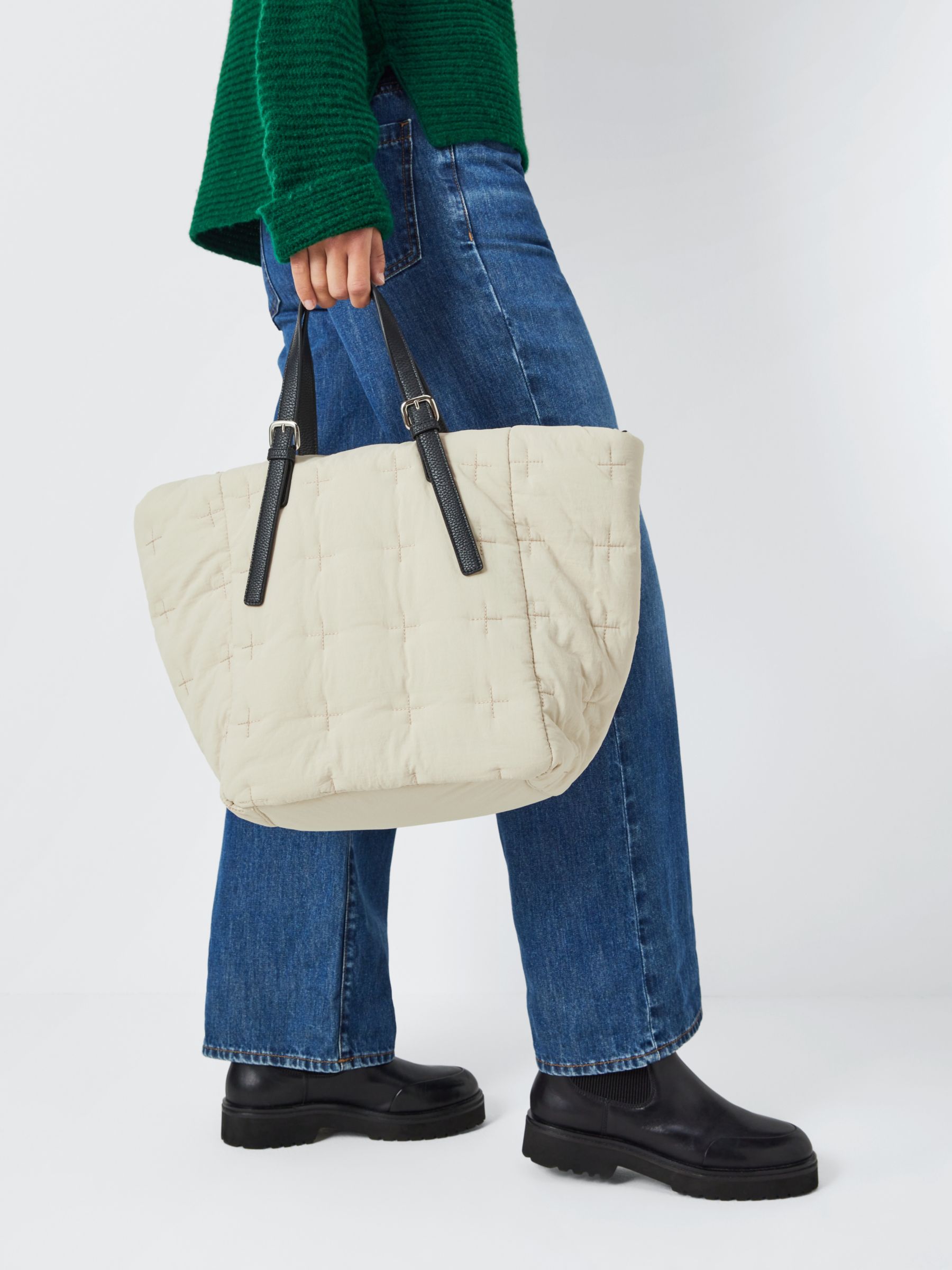 Buy John Lewis ANYDAY Quilted Puffy Tote Bag Online at johnlewis.com