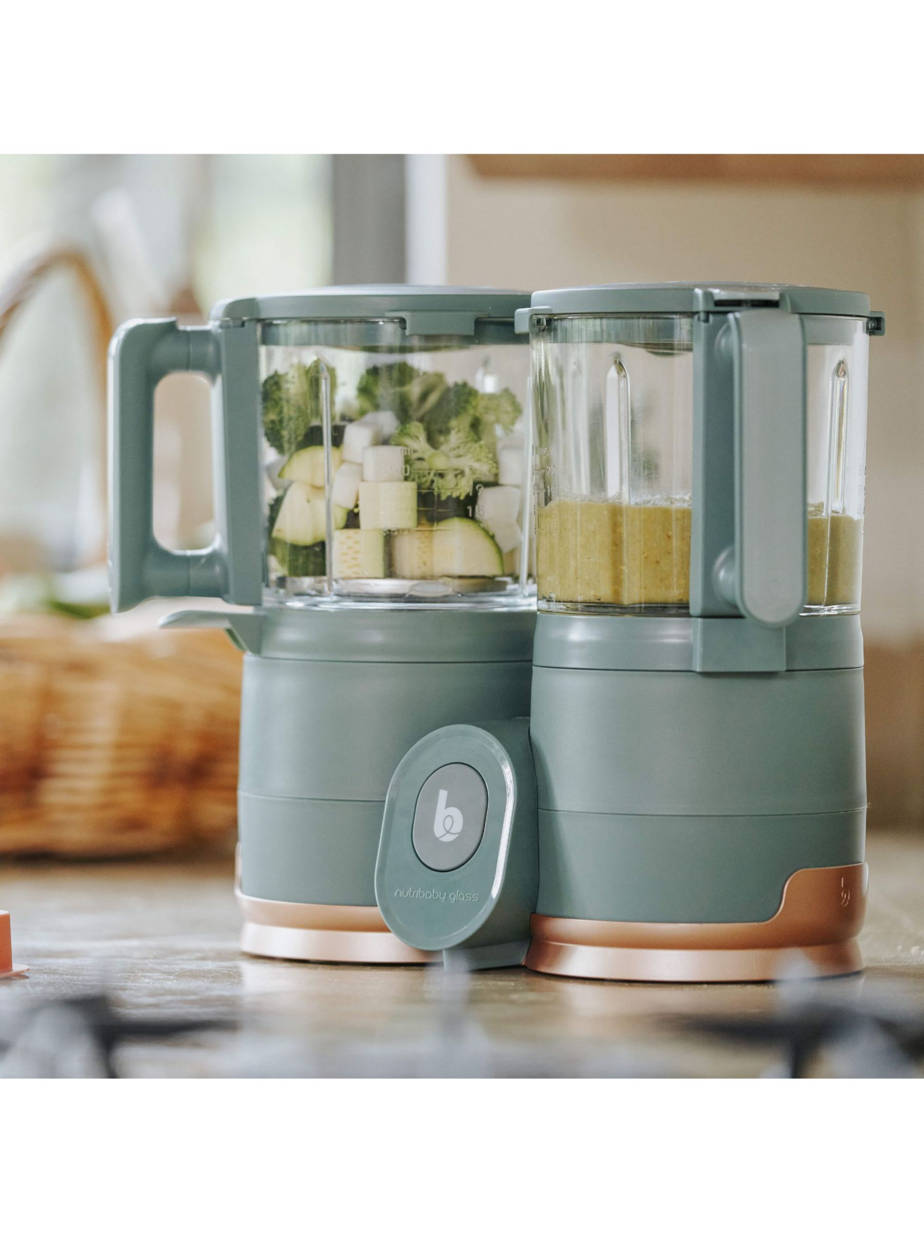 Nutribaby: the 1st food processor to do real cooking for your baby! 