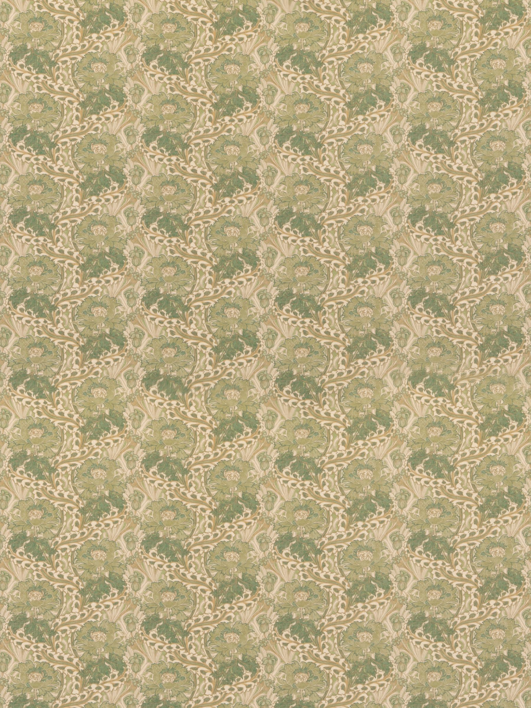 GP & J Baker Little Brantwood Furnishing Fabric, Green