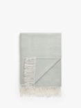 John Lewis ANYDAY Herringbone Throw, Nettle