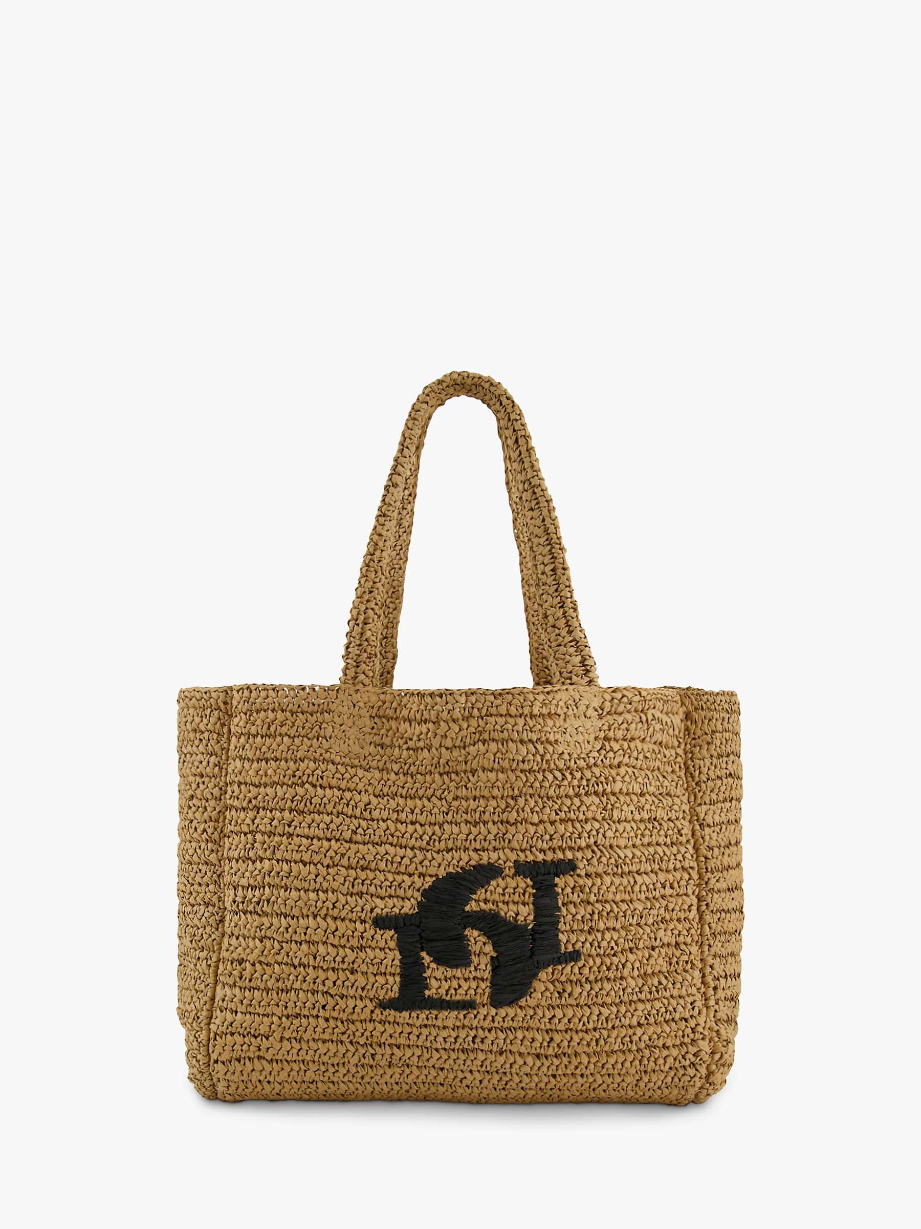 Buy Dune Driftings Raffia Handbag, Natural Online at johnlewis.com