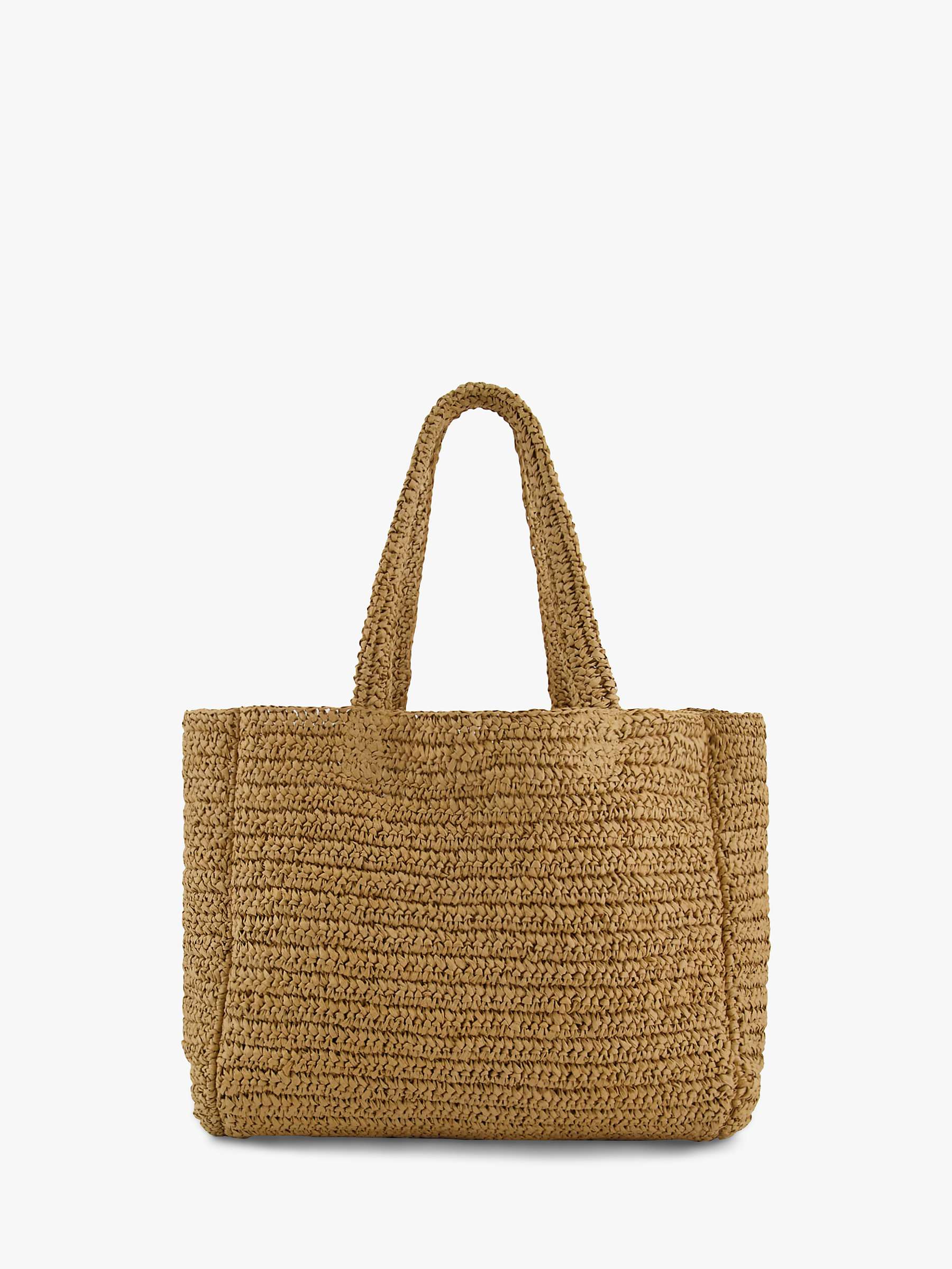 Buy Dune Driftings Raffia Handbag, Natural Online at johnlewis.com