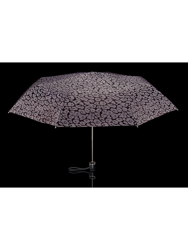 Fulton L852 Marquise Folding Umbrella, Leopard Print