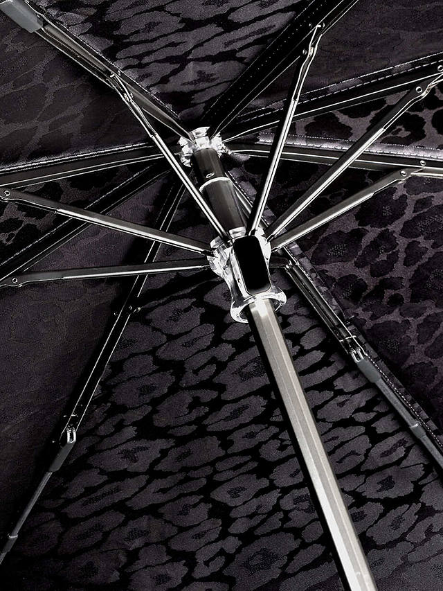Fulton L852 Marquise Folding Umbrella, Leopard Print