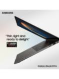 Samsung Galaxy Book3 Pro Laptop, Intel Core i7 Processor, 16GB RAM, 512GB SSD, 16" WQXGA, Graphite