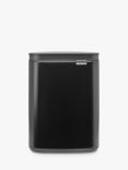 Brabantia Bo Waste Bin, 4L, Matt Black