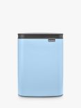 Brabantia Bo Waste Bin, 4L, Dreamy Blue