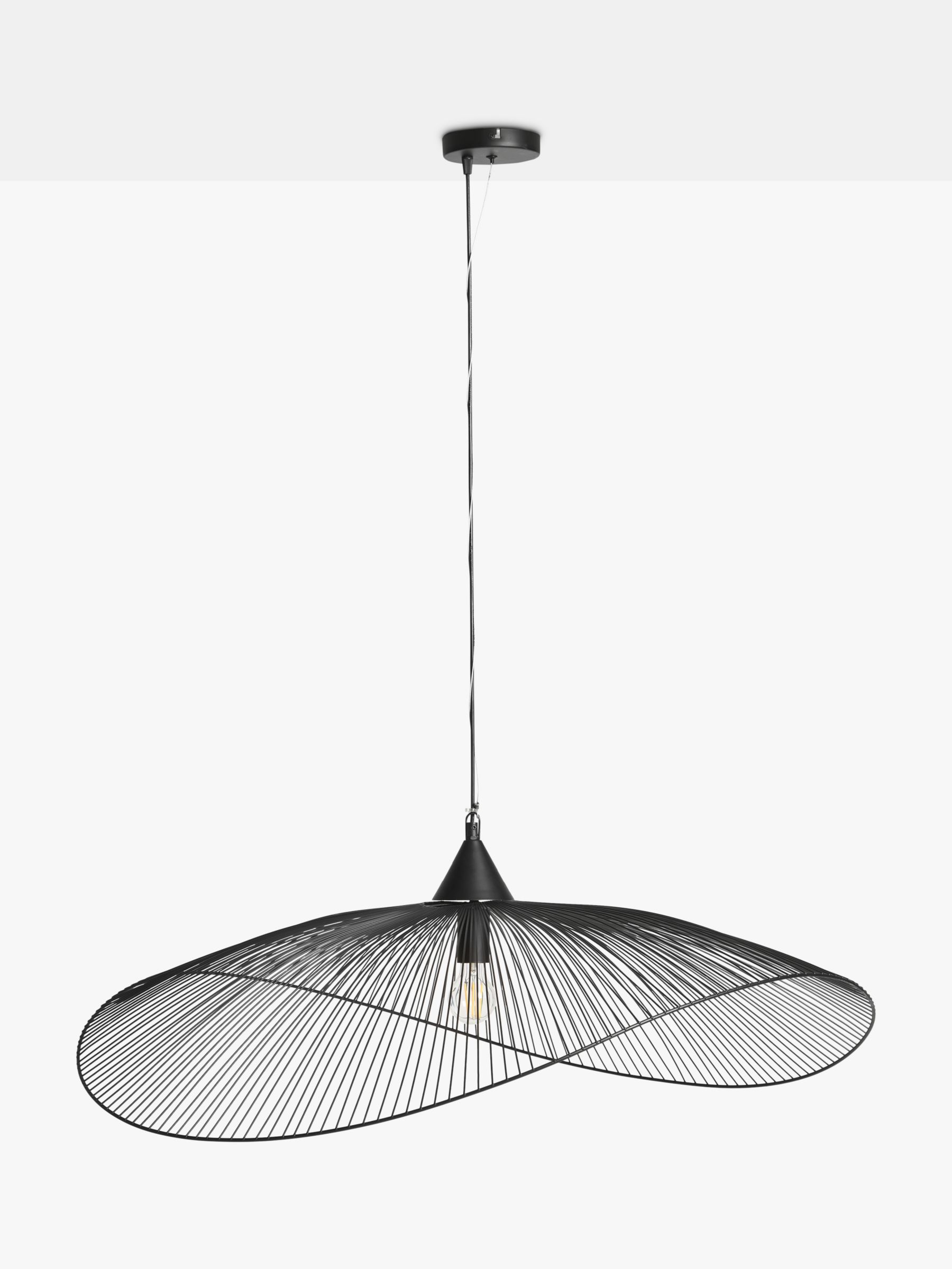 John lewis store black pendant light