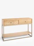 John Lewis Array Wood Console Table, Oak