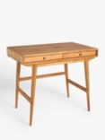 John Lewis Wycombe Small Compact Desk, Cherrywood