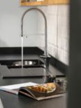 Pronteau by Abode 3-In-1 Professional Pull-Around Steaming Hot Water Kitchen Tap