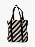 Tache Crafts Girl on Fire Reversible Tote Bag, Black