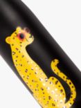 Tache Crafts Cheetah Stainless Steel Drinks Bottle, Black, 500ml