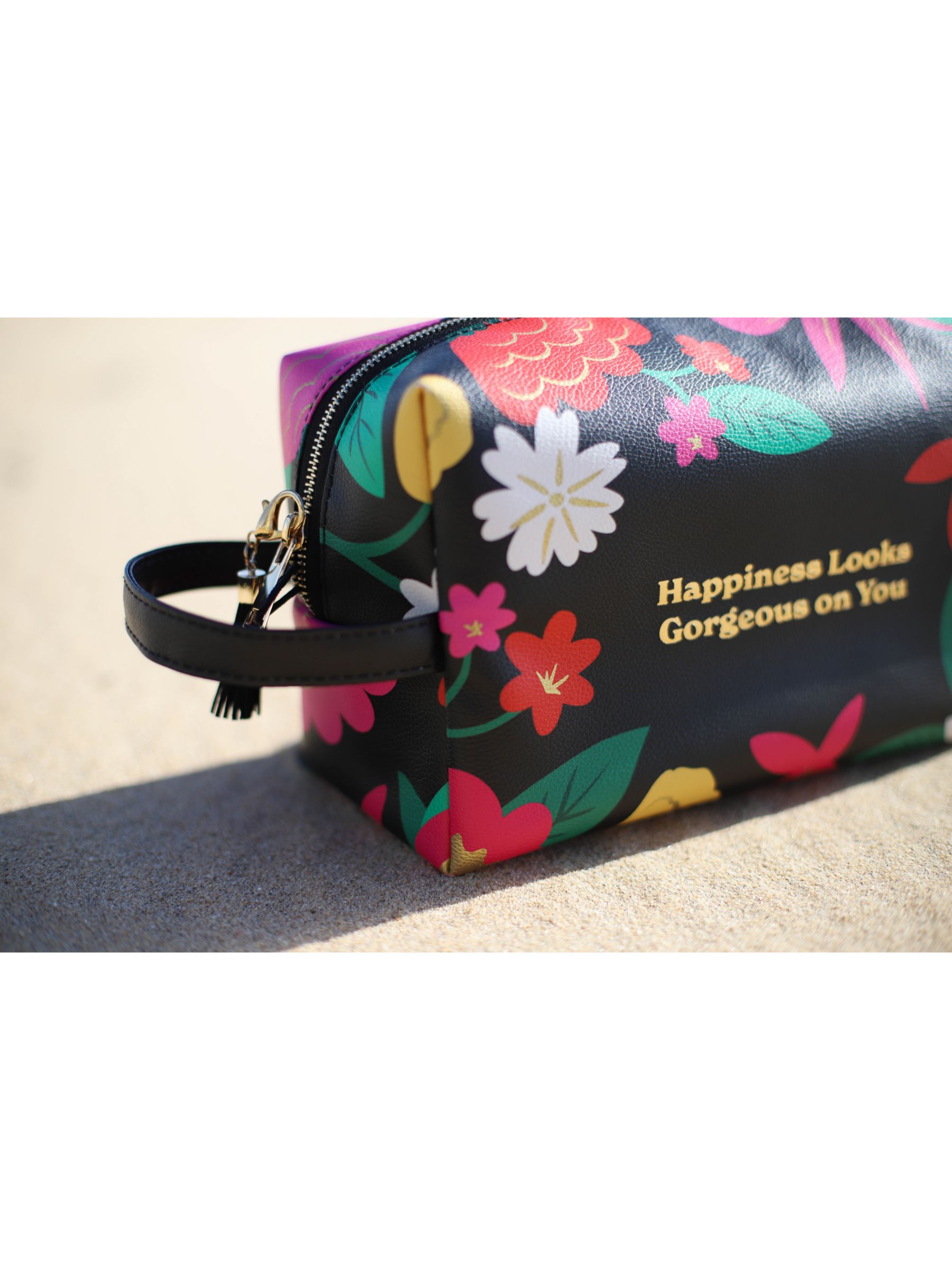 Tache Crafts Happiness Floral Wash Bag, Multi 6