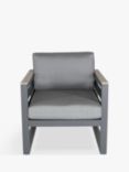 KETTLER Elba Grande Garden Armchair Chair, Set of 2, Grey