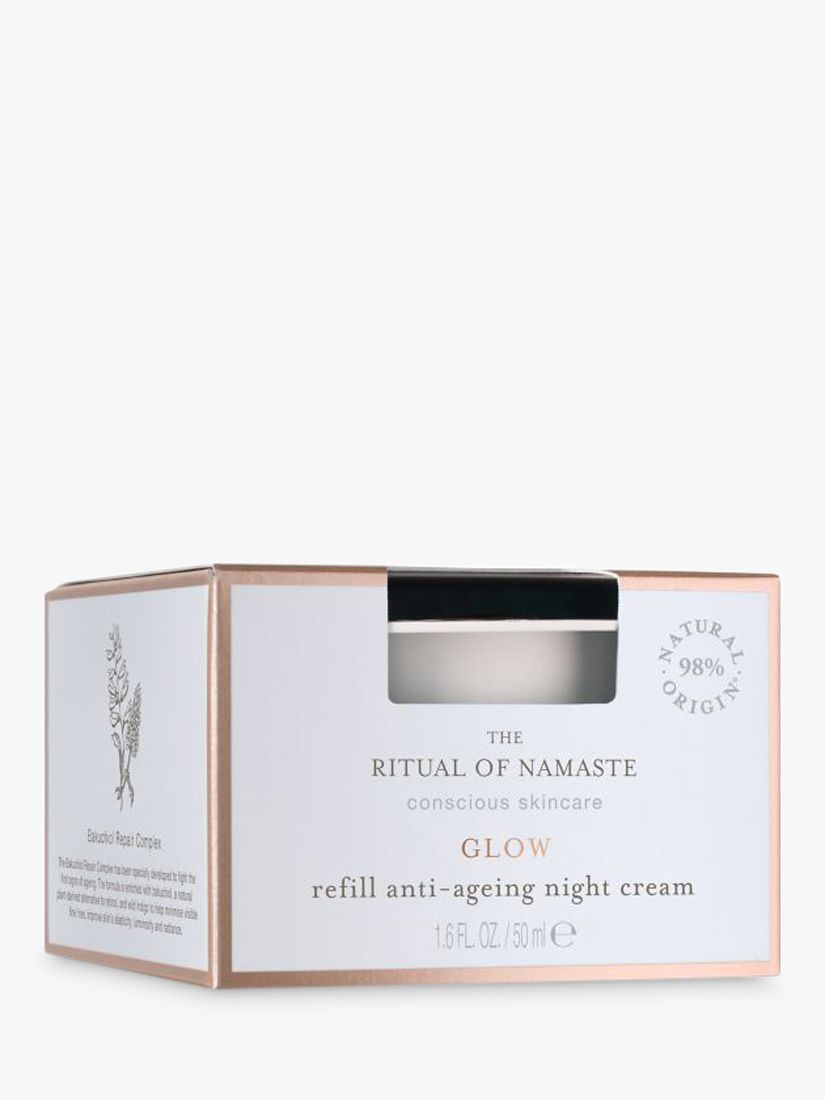 Rituals The Ritual of Namaste Glow Anti-Ageing Night Cream Refill, 50ml at  John Lewis & Partners