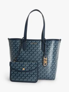 Michael kors tote bag navy best sale blue