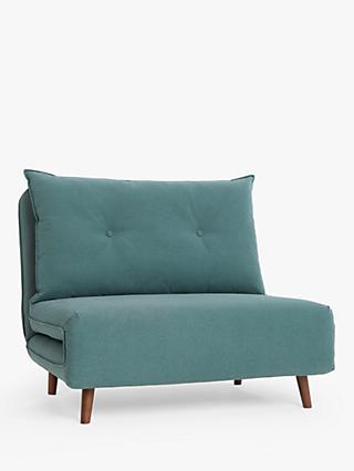John Lewis ANYDAY Chair Bed, Dark Leg, Verde Green