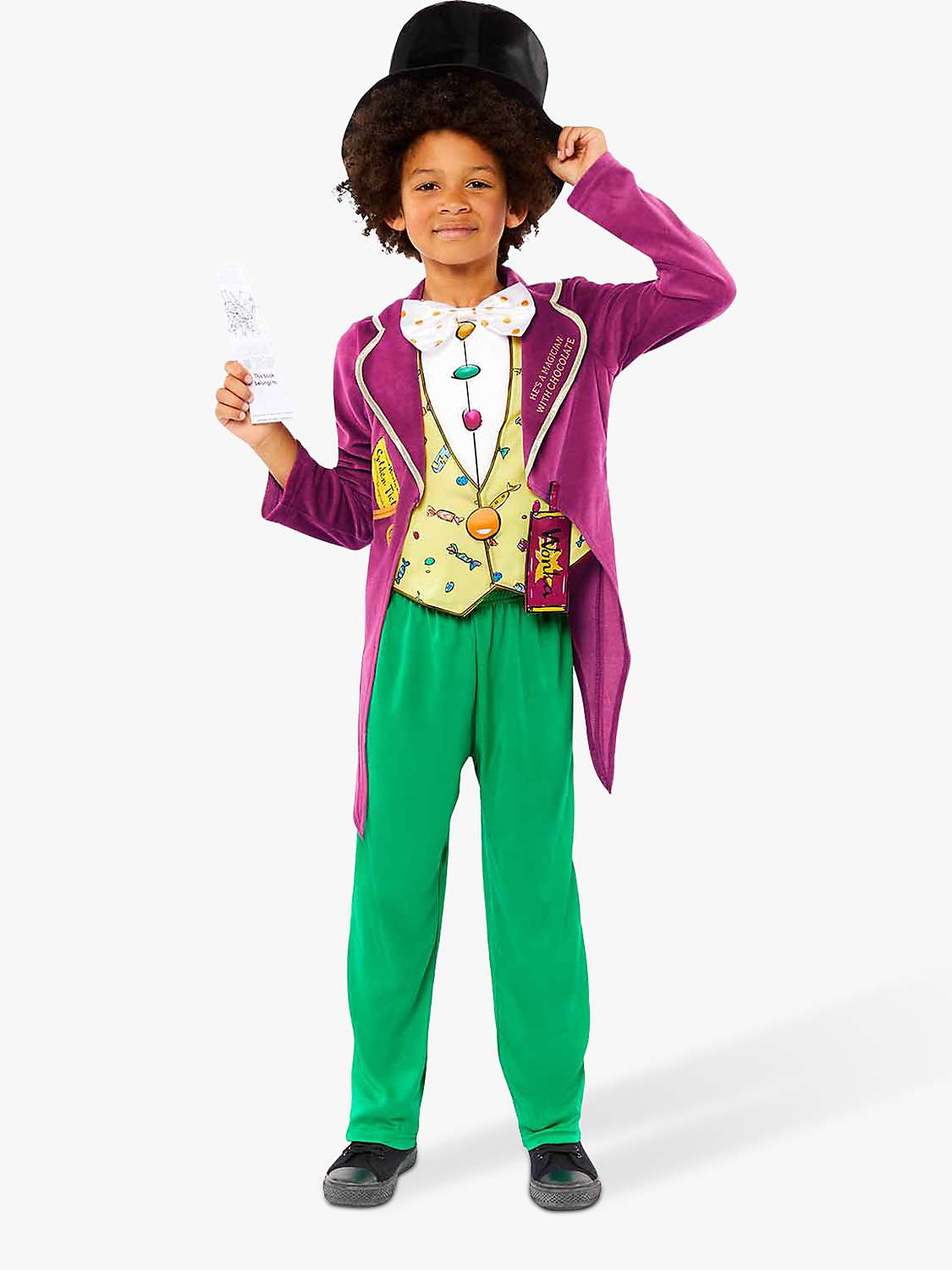 Charlie and the Chocolate Factory Willy Wonka Costume at John Lewis &  Partners