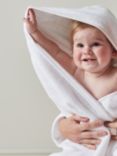 Bedfolk Hooded Baby Towel, Snow